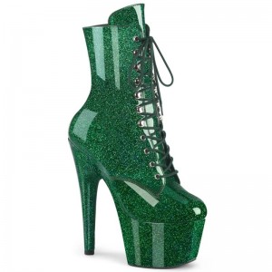 プリーザー Adore-1020GP Glitter Patent レディース ブーツ 緑 | JPRAPTWS